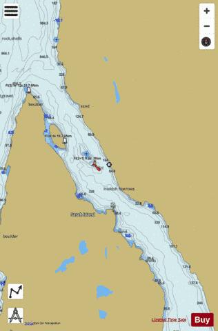 Hiekish Narrows Marine Chart - Nautical Charts App