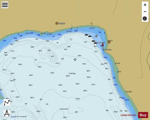 Trail Bay Marine Chart - Nautical Charts App