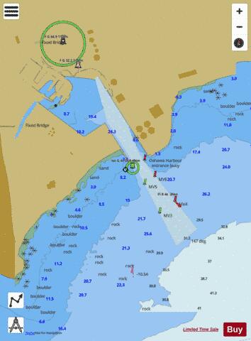 Oshawa Harbour Marine Chart - Nautical Charts App