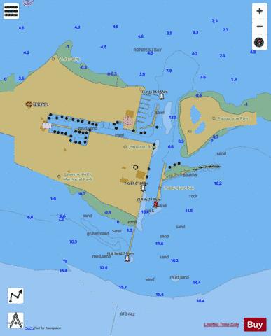 Erieau - Entrance to Rondeau Bay Marine Chart - Nautical Charts App