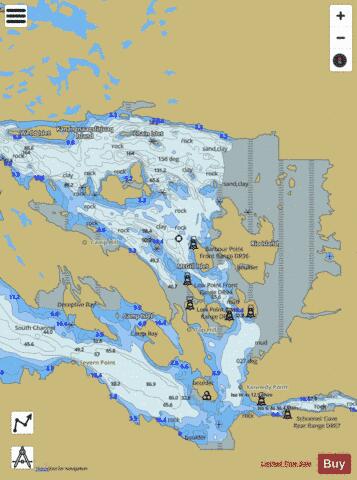 Regina Narrows and/et Polaris Narrows Marine Chart - Nautical Charts App