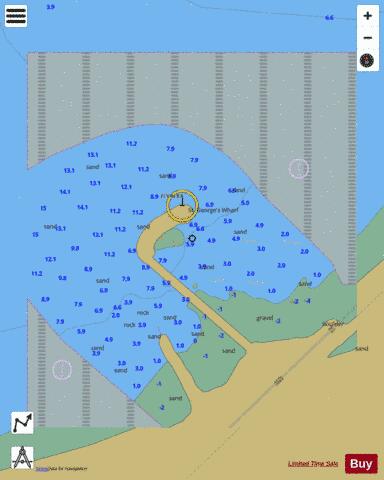 St. George's Public Wharf / Quai public Marine Chart - Nautical Charts App