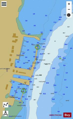 Quai / Wharf Richibucto Marine Chart - Nautical Charts App