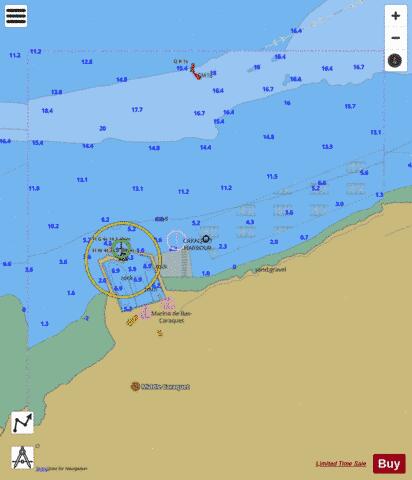 Middle Caraquet Marine Chart - Nautical Charts App