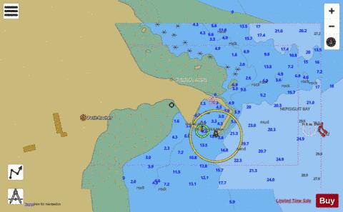 Quai / Wharf Petit-Rocher Marine Chart - Nautical Charts App