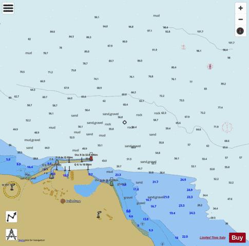 Quai / Wharf Belledune Marine Chart - Nautical Charts App
