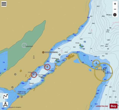 Harbour Breton Marine Chart - Nautical Charts App