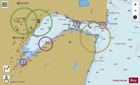 St. John's Harbour Marine Chart - Nautical Charts App