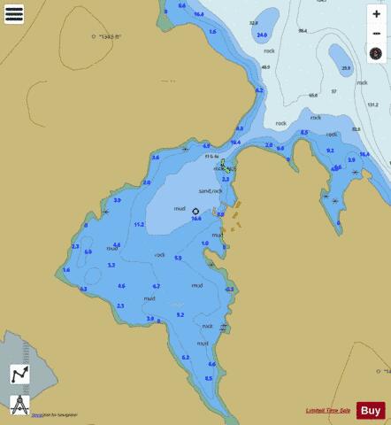 Punchbowl Marine Chart - Nautical Charts App
