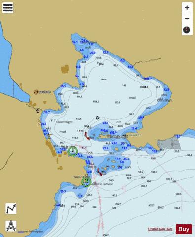 Gaultois Harbour Marine Chart - Nautical Charts App
