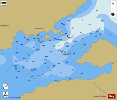 Pensons Arm Marine Chart - Nautical Charts App