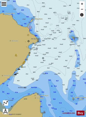 Botwood Marine Chart - Nautical Charts App