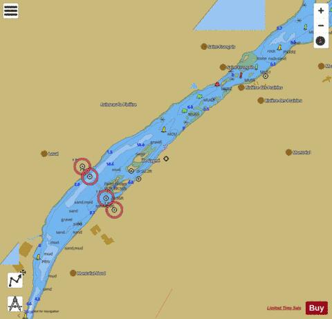 Pont-Viau �\to �le Bourdon D-E Marine Chart - Nautical Charts App
