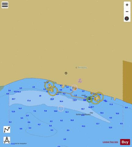 P�ribonka Marine Chart - Nautical Charts App