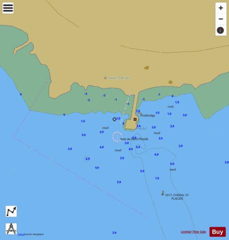Sainte-Placide Marine Chart - Nautical Charts App