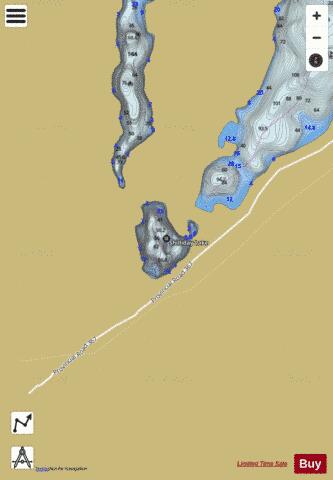 Shilliday Lake depth contour Map - i-Boating App