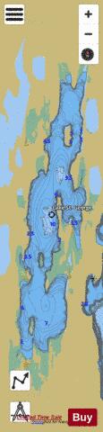 Stgeorge Lake depth contour Map - i-Boating App