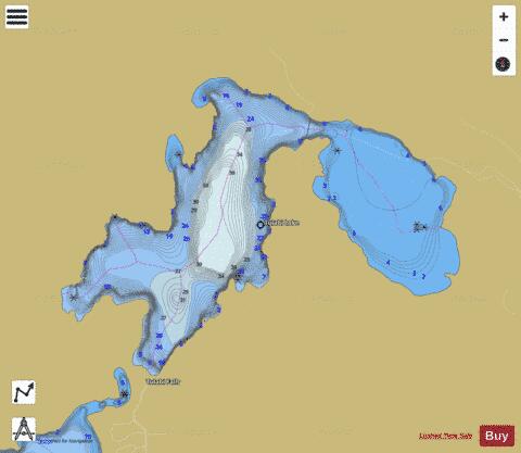 Tulabi Lake depth contour Map - i-Boating App