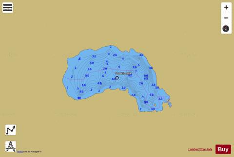 Scotch Lake depth contour Map - i-Boating App
