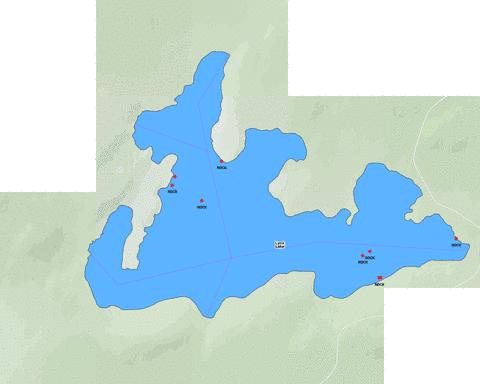 Lynx Lake Marine Chart - Nautical Charts App