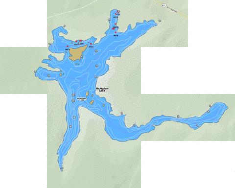 McMullen Lake Marine Chart - Nautical Charts App