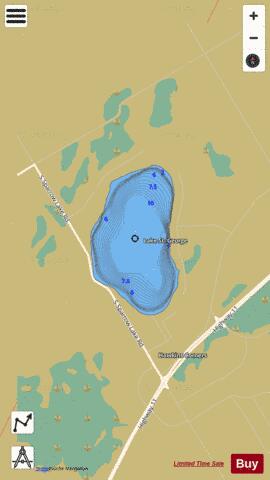 Lake St. George depth contour Map - i-Boating App