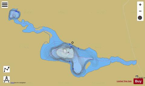 Farm Lake depth contour Map - i-Boating App