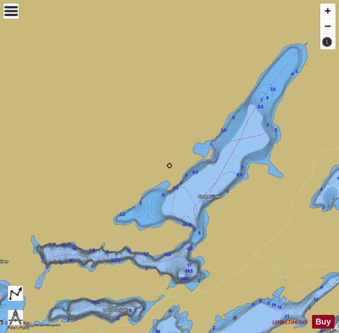 Conger Lake depth contour Map - i-Boating App