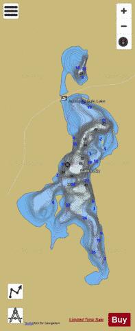 Gale Lake depth contour Map - i-Boating App