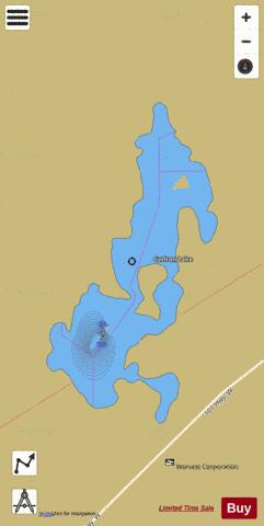 Lake Carleton depth contour Map - i-Boating App