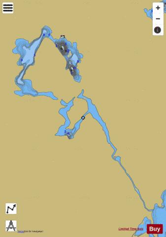 University Lake depth contour Map - i-Boating App