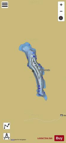 Old Vienna Lake depth contour Map - i-Boating App