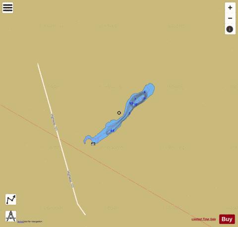 Lake 17H-1 depth contour Map - i-Boating App