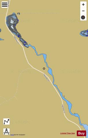 Mackauoy Lake depth contour Map - i-Boating App