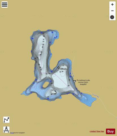 Little Joe Lake depth contour Map - i-Boating App