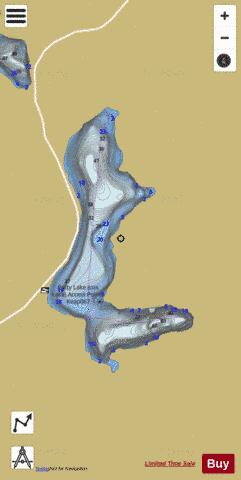 Patty Lake depth contour Map - i-Boating App