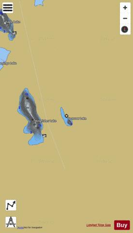 Sparrow Lake depth contour Map - i-Boating App