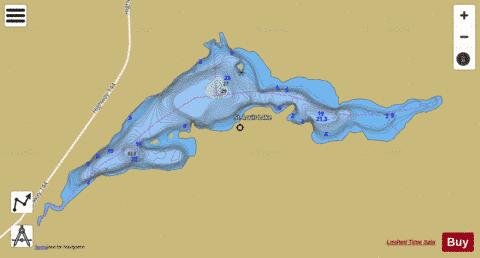 St Louis Lake depth contour Map - i-Boating App