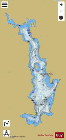 McCraney Lake depth contour Map - i-Boating App