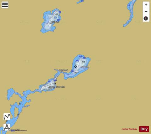 Eu Lake depth contour Map - i-Boating App