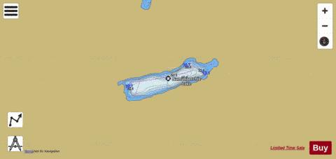 Namakootchie Lake depth contour Map - i-Boating App