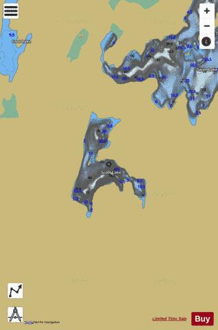 Scott Lake depth contour Map - i-Boating App