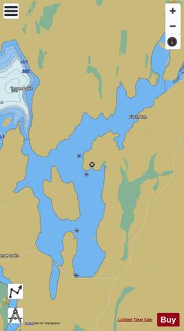 Joe Lake depth contour Map - i-Boating App