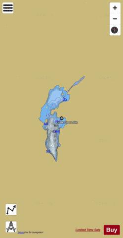 Little East Lake depth contour Map - i-Boating App
