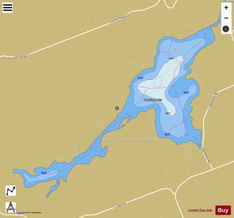 Canning Lake depth contour Map - i-Boating App