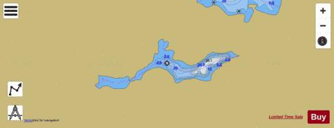Morrow Lake depth contour Map - i-Boating App