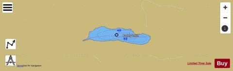 Paddy Lake depth contour Map - i-Boating App