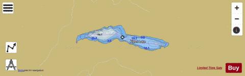 Piglet Lake depth contour Map - i-Boating App
