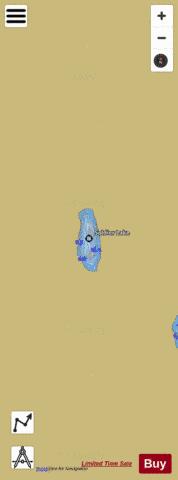 Soldier Lake depth contour Map - i-Boating App
