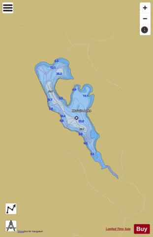 McGuire Lake depth contour Map - i-Boating App